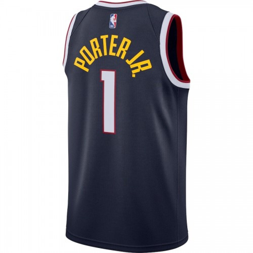 Men's Denver Nuggets Michael Porter Jr. #1 Navy 2020/21 Swingman Jersey – Icon Edition-Pro Kit Vault | Brand New 26/27 Sports Jerseys